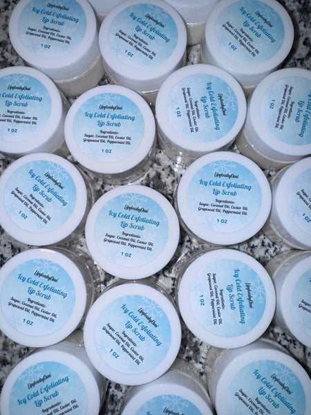 Icy Cold Exfoliating Lip Scrub🧊